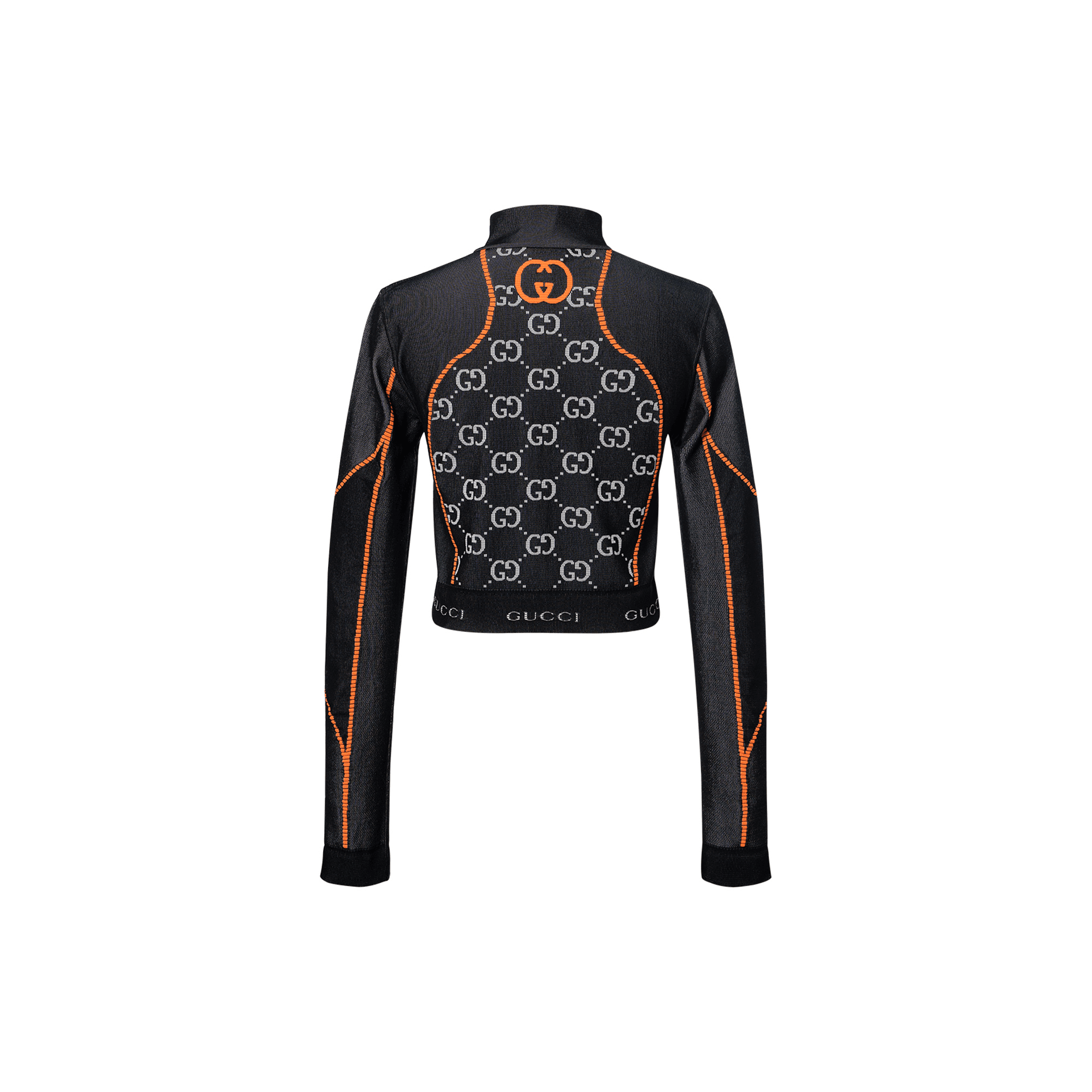 Gucci SS22 GG Jacquard Knit Top Black - изображение 2