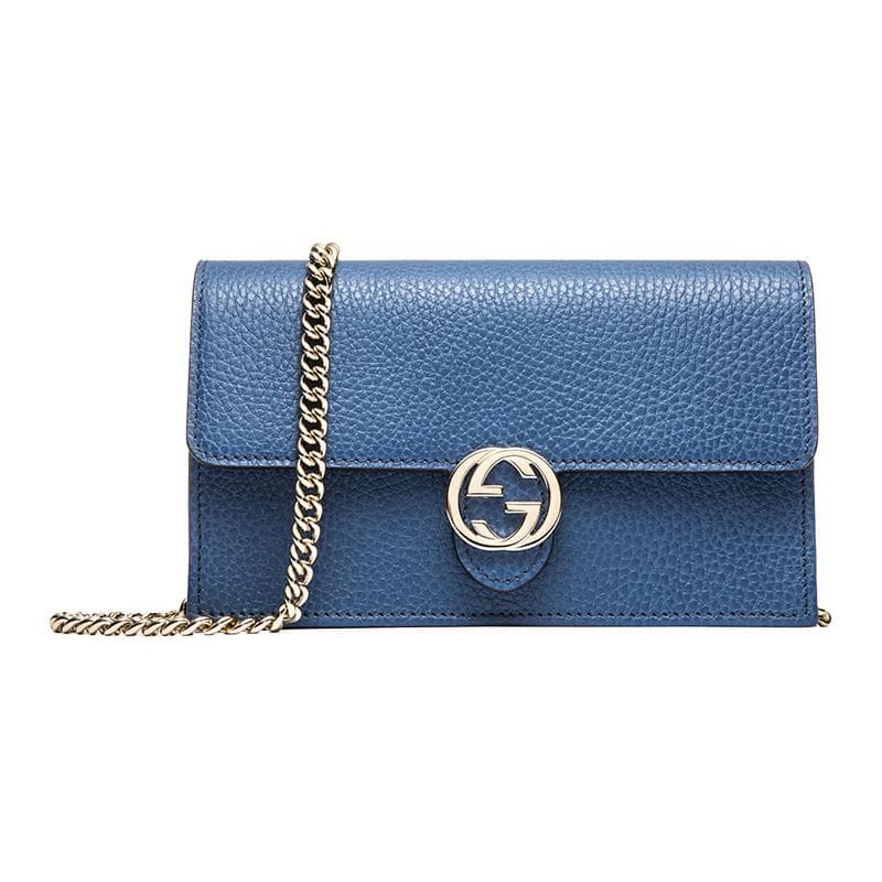 Мини-сумка Gucci WOC Blue - изображение 1