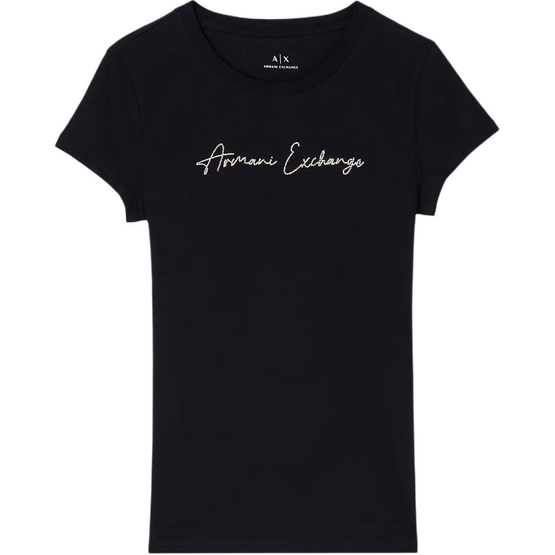 Футболка ARMANI EXCHANGEAE Fw25 Стандартная рукавная рубашка T для женщин - изображение 1