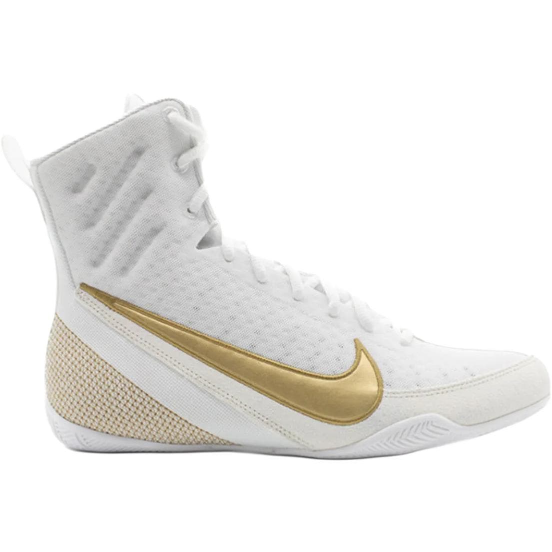 Nike MACHOMAI 3 HF7333 100 Удобная боксерская обувь резиновый верх унисекс размеры 41-47 защитная - изображение 2