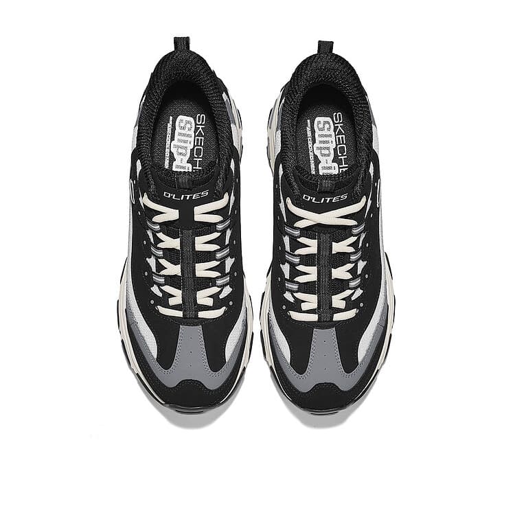 Кроссовки Skechers D'Lites 1,0 Амортизация Дышащий визуально увеличивает рост Low Топ Массивные кроссовки Мужской - изображение 3