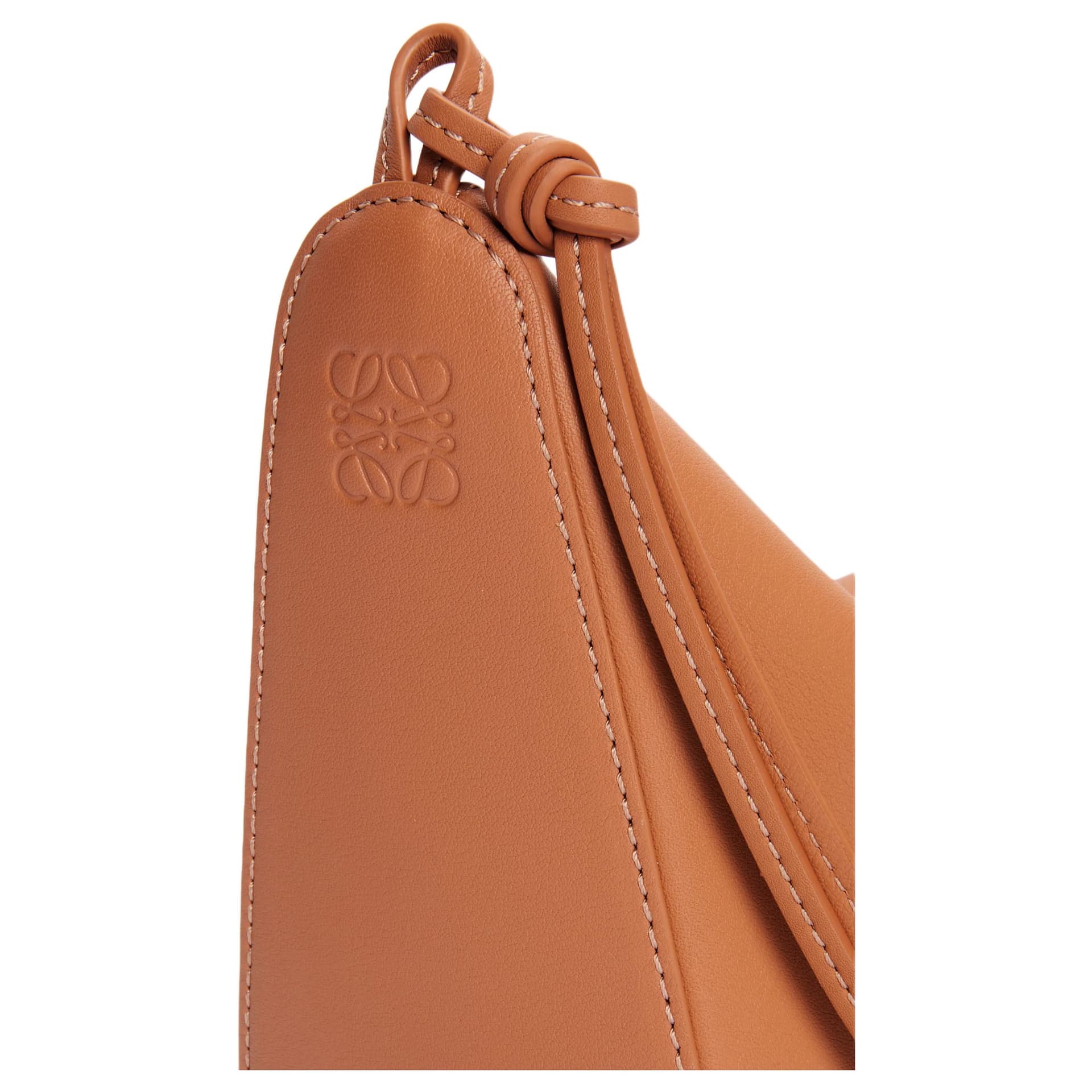Мини-сумка LOEWE Hammock Mini Brown - изображение 8