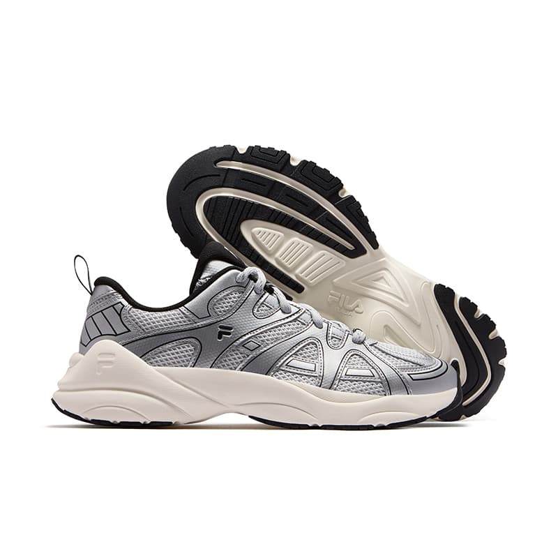 Кроссовки FILA FUSION PATH Track Shoes Устойчивые к истиранию увеличивающие высоту низкие с толстой подошвой мужские - изображение 4