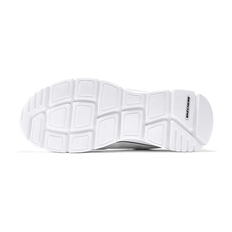 Кроссовки Skechers BURNS 2,0 Текстиль Синтетическая кожа Низкий топ Уличная обувь Мужская Белая - изображение 5