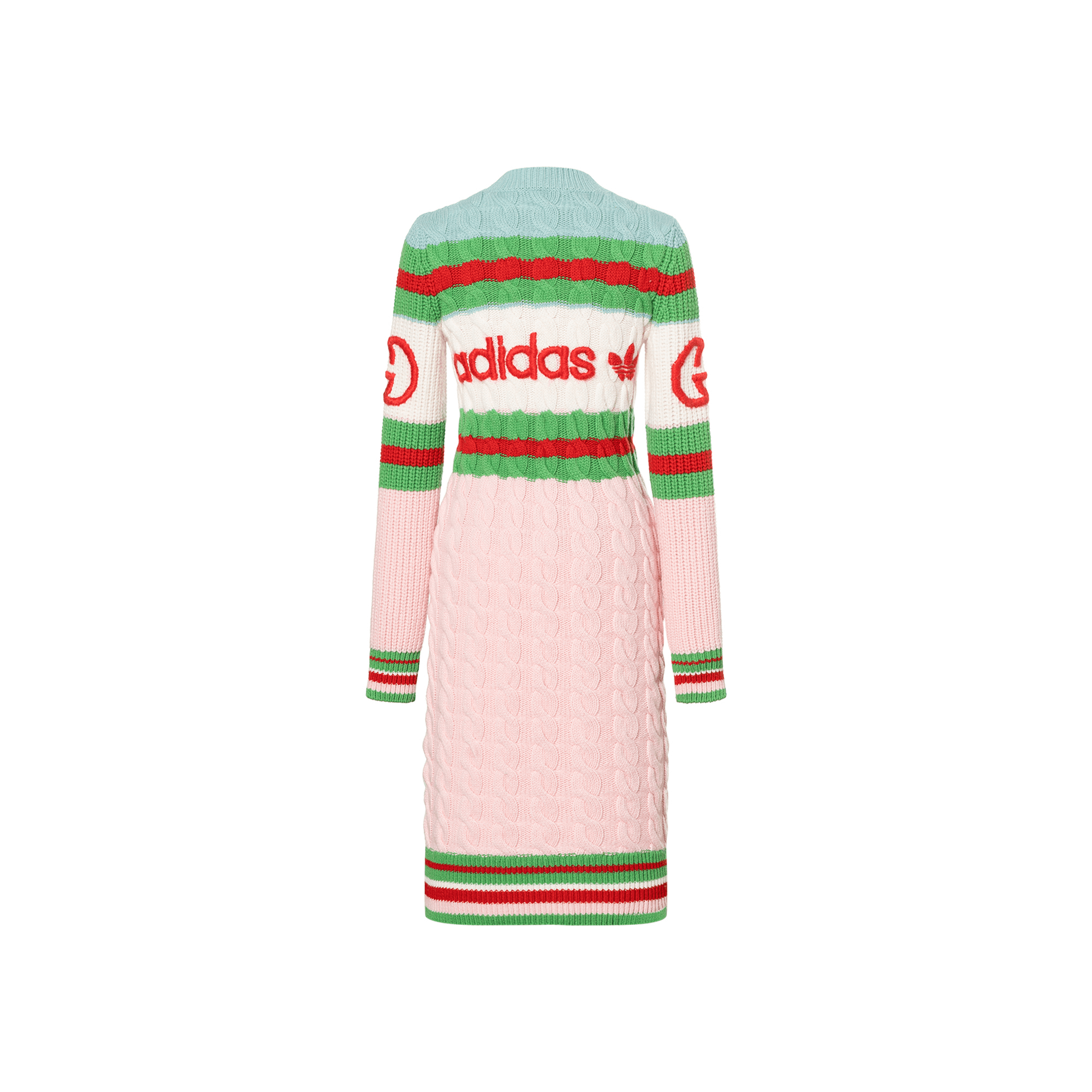 Платье Gucci x adidas SS23 Wool Dress Pink - изображение 2