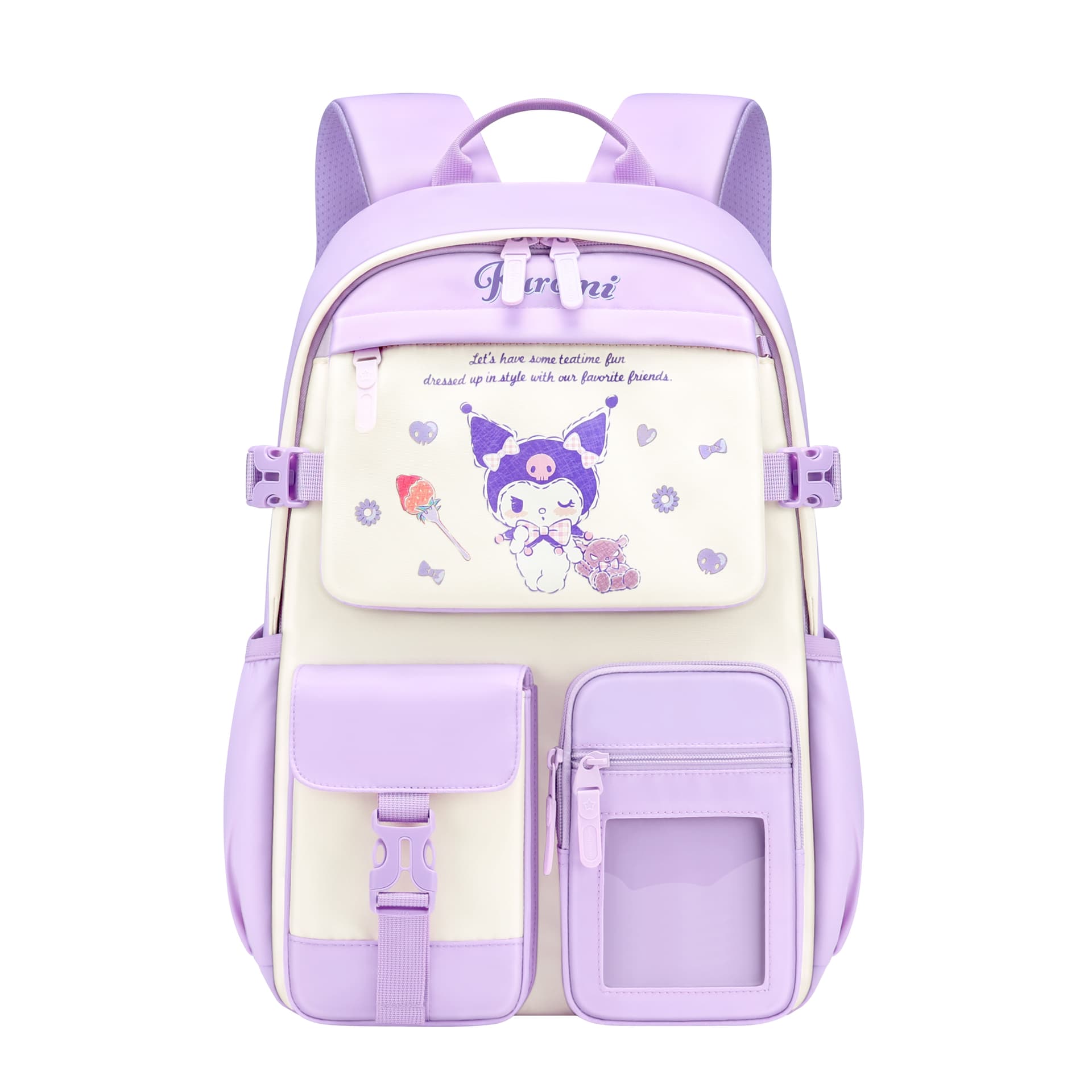Sanrio Kurumi Полиэстер Рюкзак Стандартный (Standard) Женский Фиолетовый - изображение 1