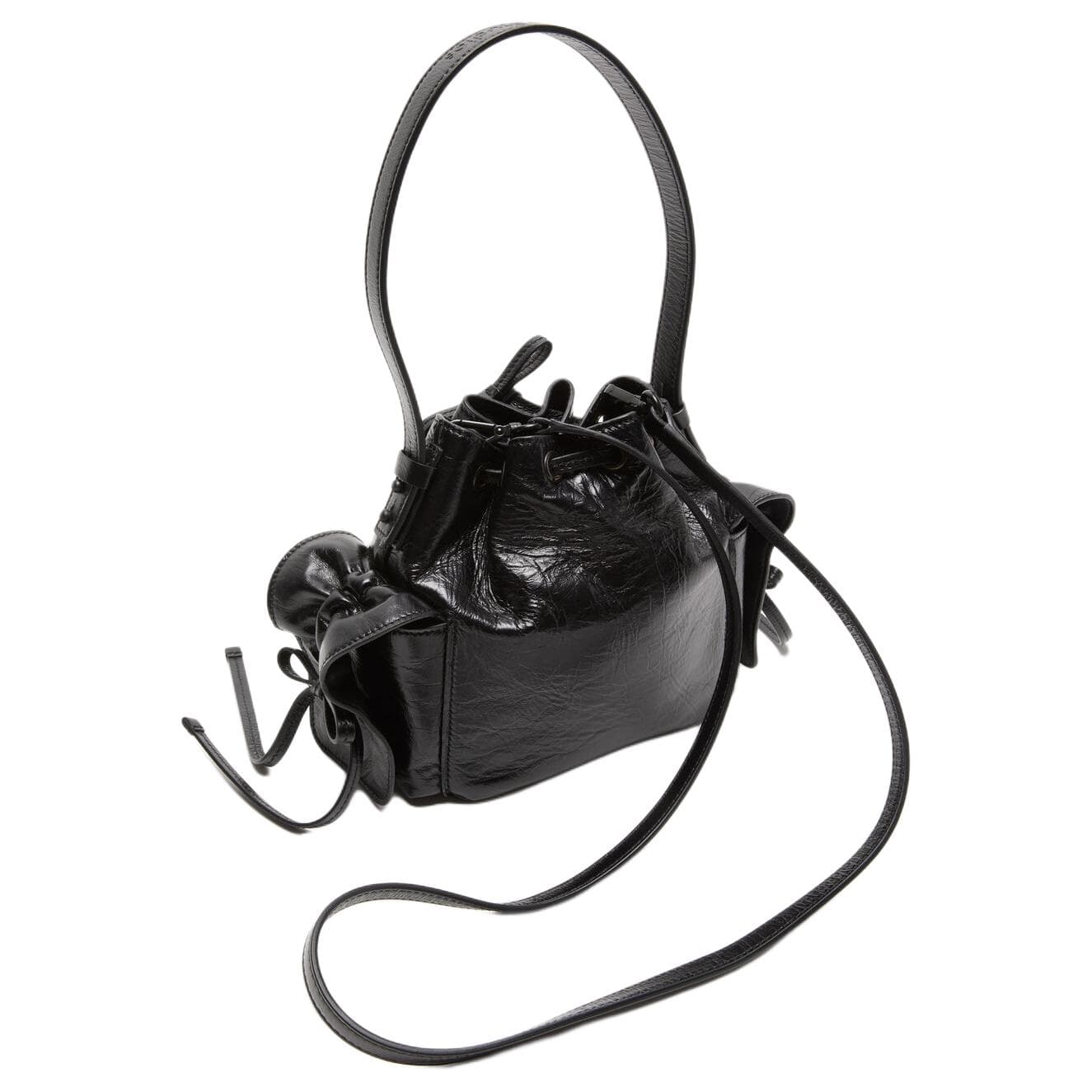 Мини-сумка Acne Studios Mini Bucket Bag Black - изображение 2
