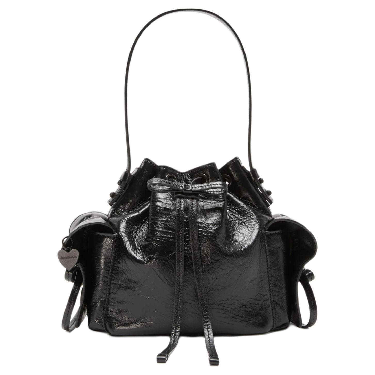 Мини-сумка Acne Studios Mini Bucket Bag Black - изображение 1
