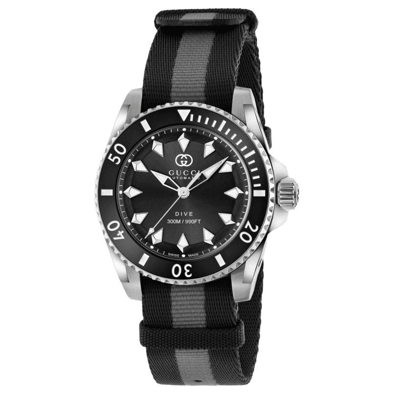 Механические часы GUCCI Dive Automatic 40mm Black Nylon - изображение 1