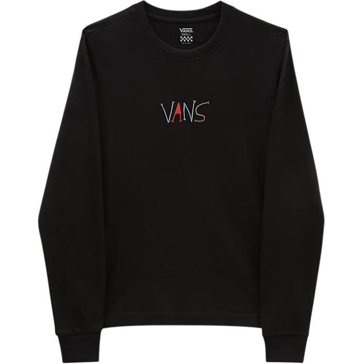 Футболка Vans Набор волшебных цветов In рукав T-рубашка Женская Черная - изображение 1
