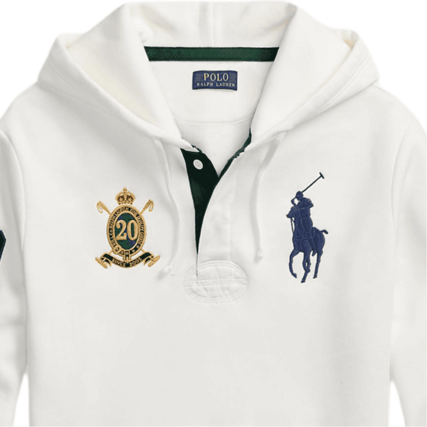 Худи Polo Ralph Lauren Big Pony FW25 Толстовка Стандартный размер Мужской Белый - изображение 6