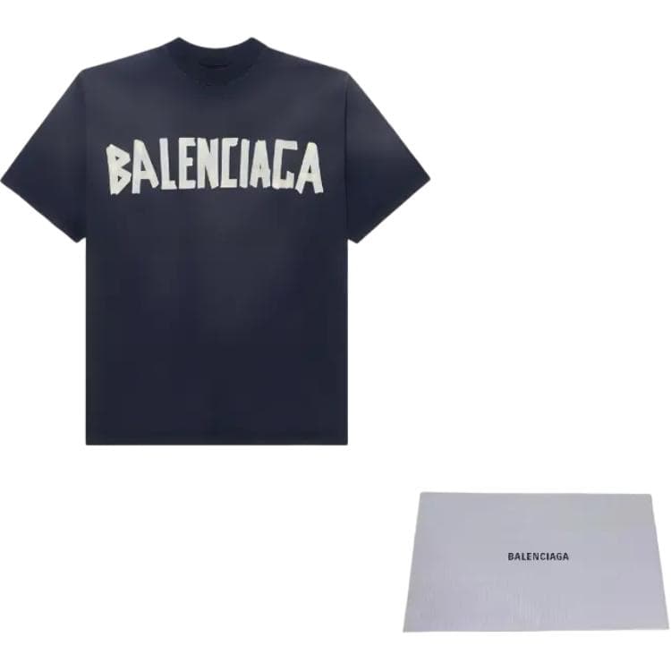 Футболка Balenciaga BB Monogram T-Shirt Black - изображение 4