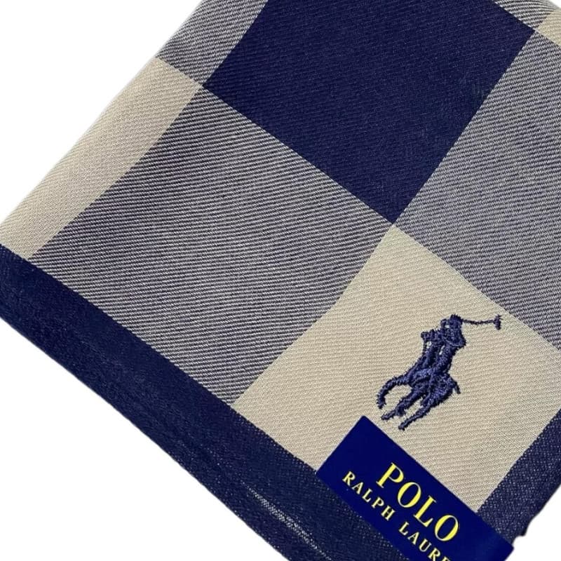 Платок Polo Ralph Lauren Хлопковые шарфы унисекс синие - изображение 2