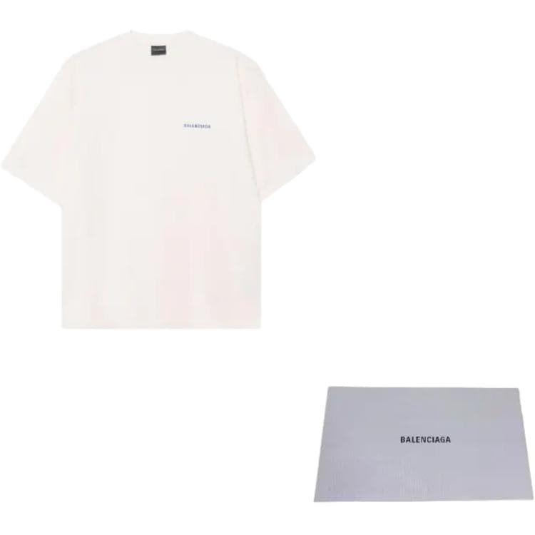 Футболка Balenciaga Logo Print T-Shirt - изображение 4