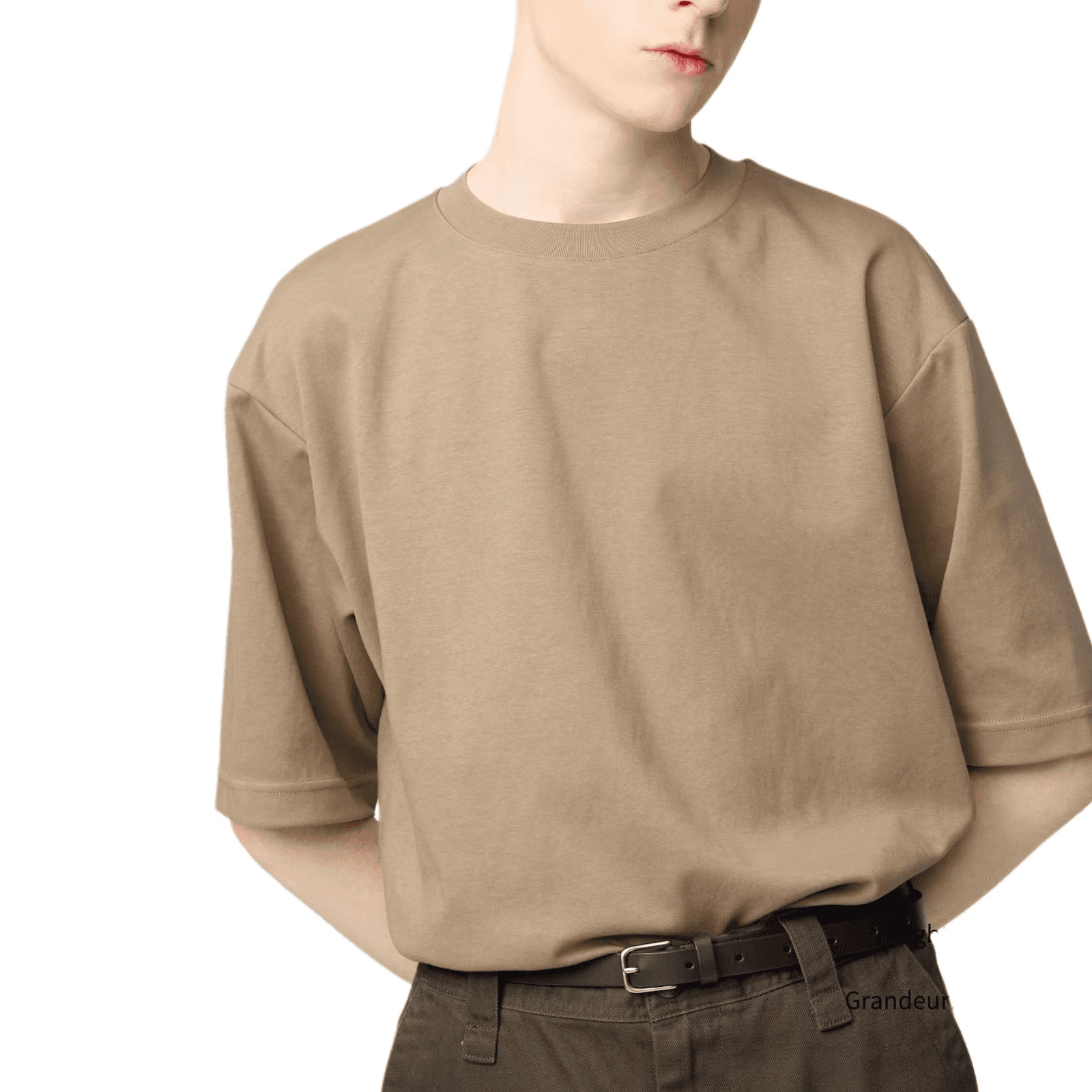 Футболка UNIQLO Коричневая унисекс футболка - изображение 1