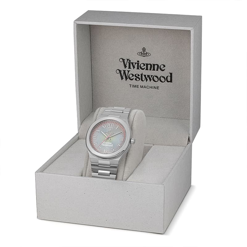 Механические часы Vivienne Westwood Часы с ремешком на запястье кварцевый механизм нержавеющая сталь шнуровка 37,5 мм - изображение 6
