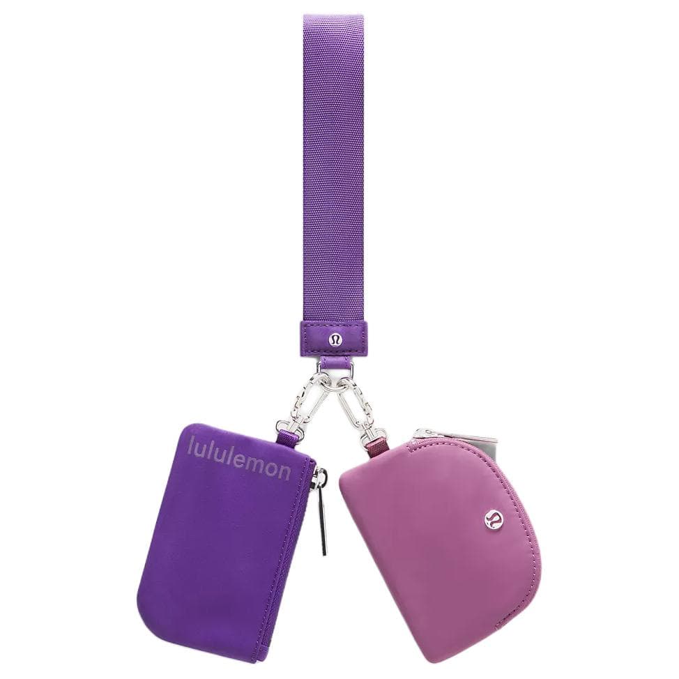 Портмоне Lululemon Dual Pouch Нейлоновый Клатч Женский Фиолетовый - изображение 1