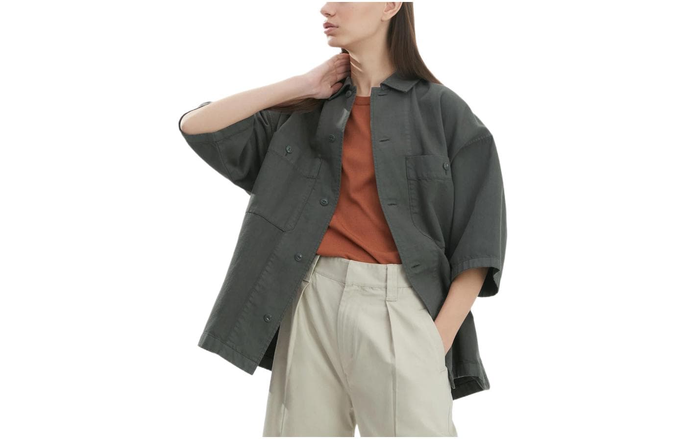 Блузка UNIQLO U - изображение 1