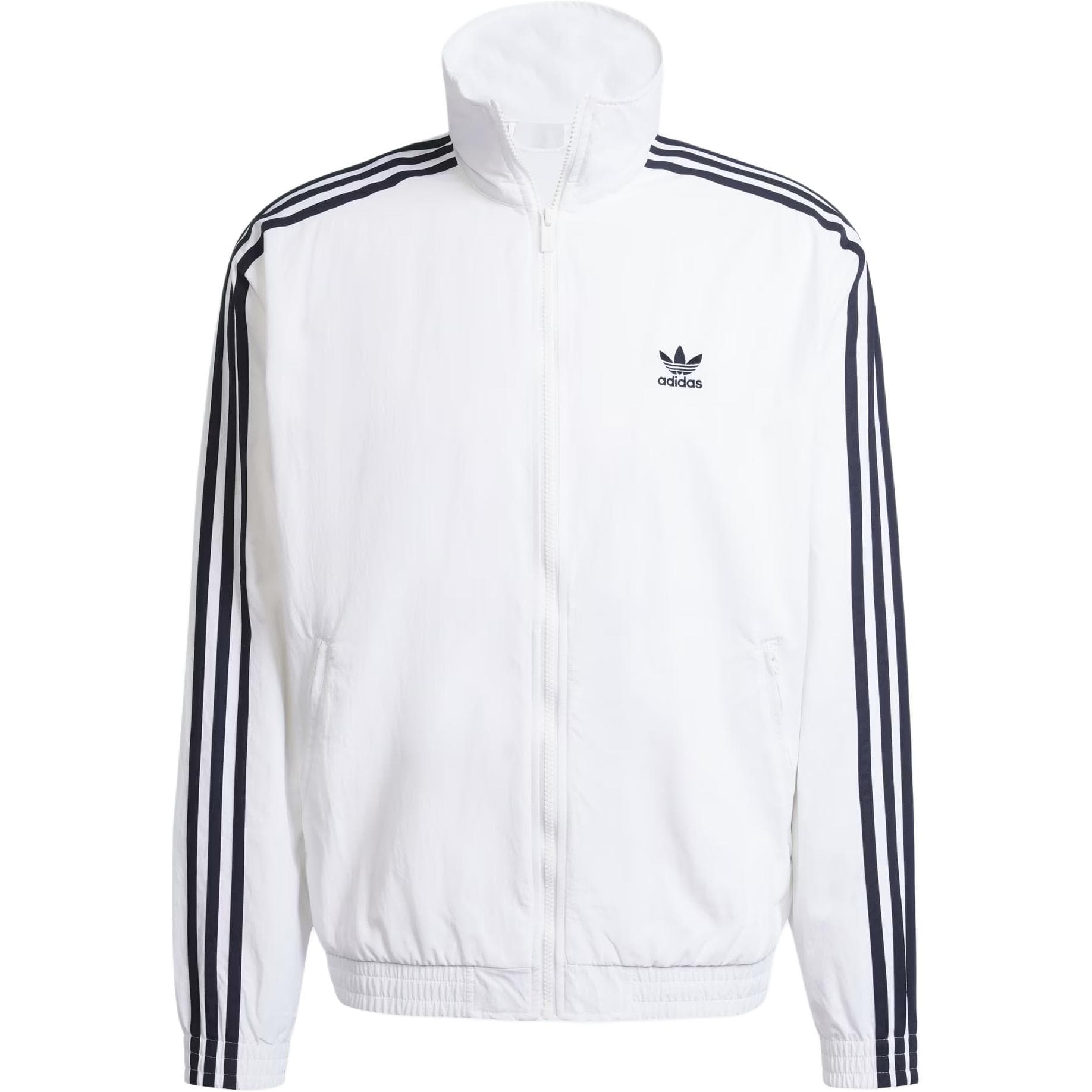 Куртка Adidas Originals Adicolor Woven Белый/Черный Мужские Куртки - изображение 1