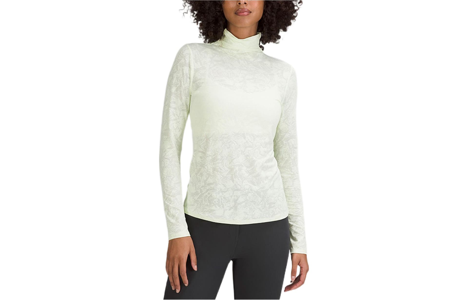 Футболка lululemon Slim-Fit Jacquard Turtleneck - изображение 1