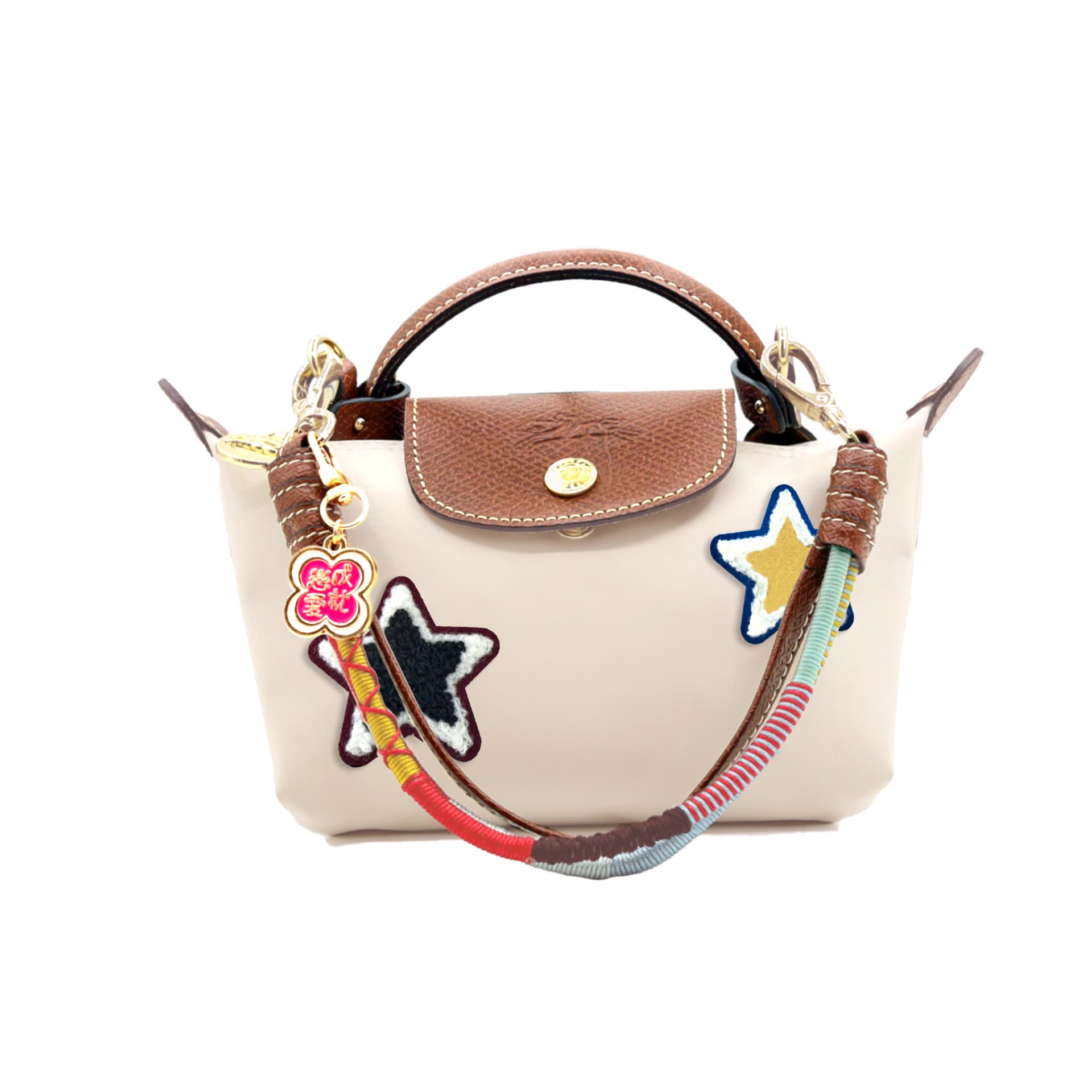 Сумка Longchamp Le Pliage 17 White Brown - изображение 1