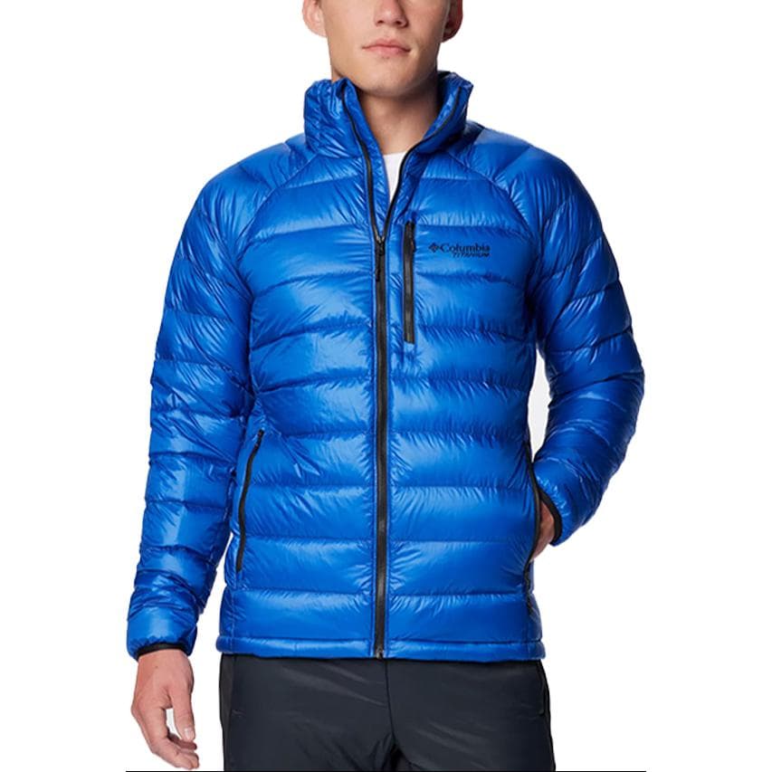 Зимняя куртка Columbia City Outdoor Collection Мужской пуховик синий - изображение 3