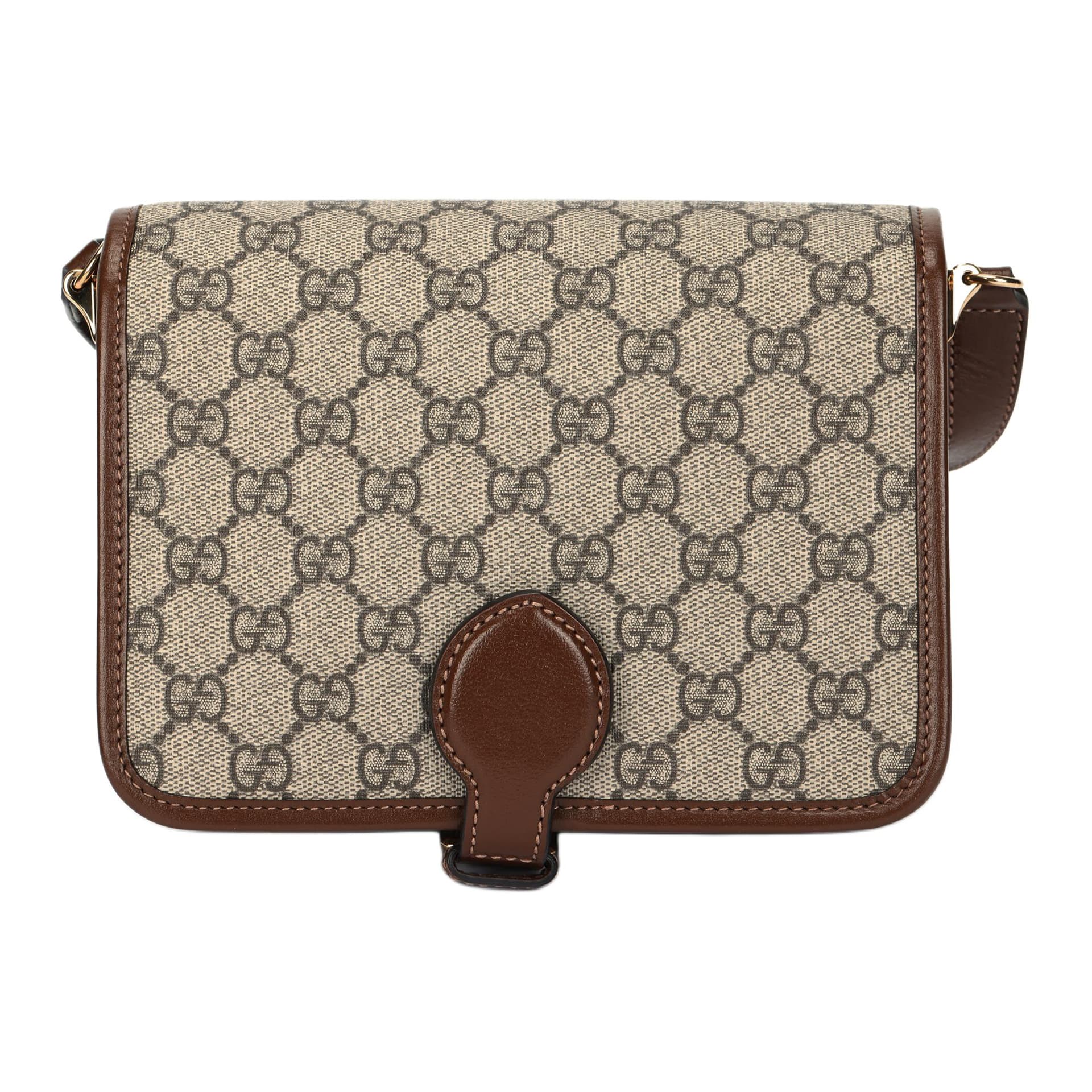 Сумка через плечо Gucci Mini Messenger Bag Brown - изображение 3