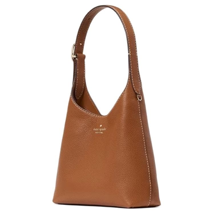 Мини-сумка Kate Spade Сумка-хобо из коровьей кожи маленькая женская теплая имбирного цвета - изображение 2