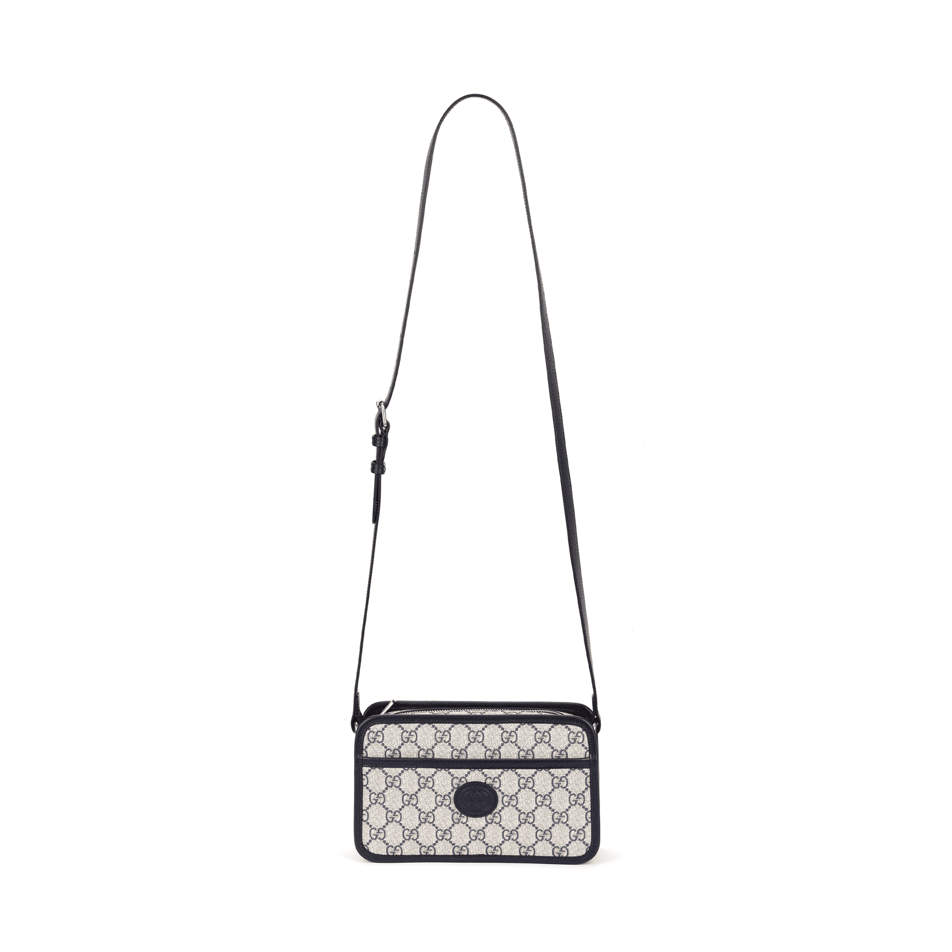 Сумка через плечо Gucci Box Bag Blue/Beige - изображение 1