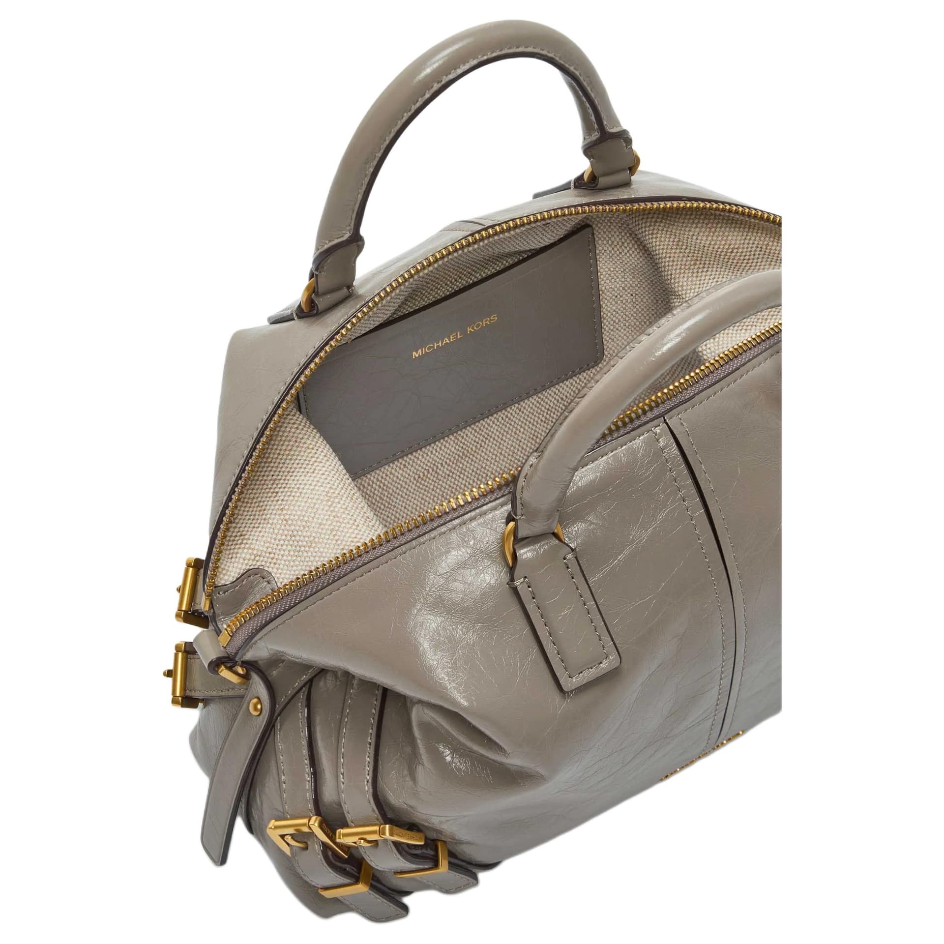 Сумка MICHAEL KORS Darrington Коровья кожа Сумка Маленький Женские Тауповый - изображение 5