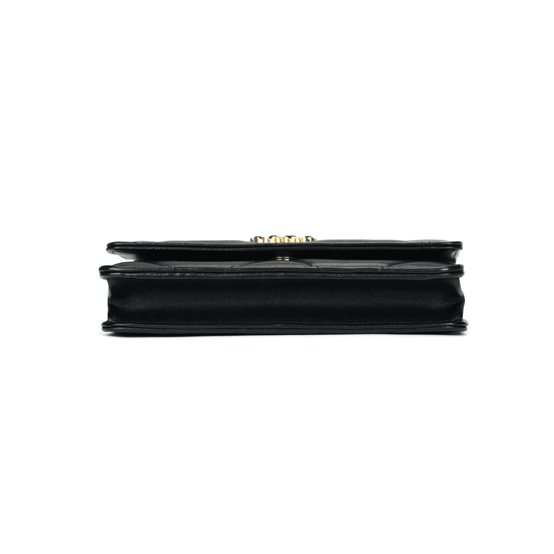 Сумка через плечо CHANEL WOC19 Bag Quilted Lambskin Chain Shoulder Bag Black - изображение 4