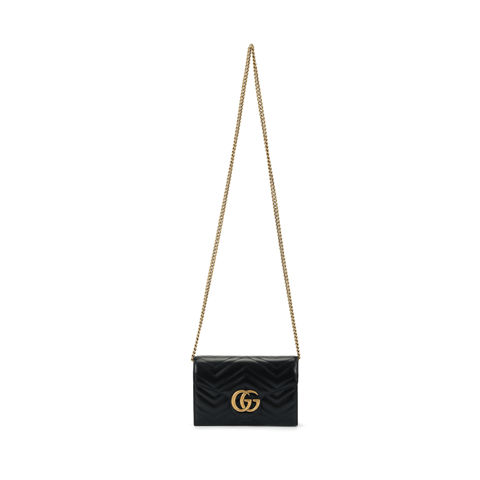Сумка через плечо Gucci GG Marmont Mini Envelope Bag Black - изображение 1