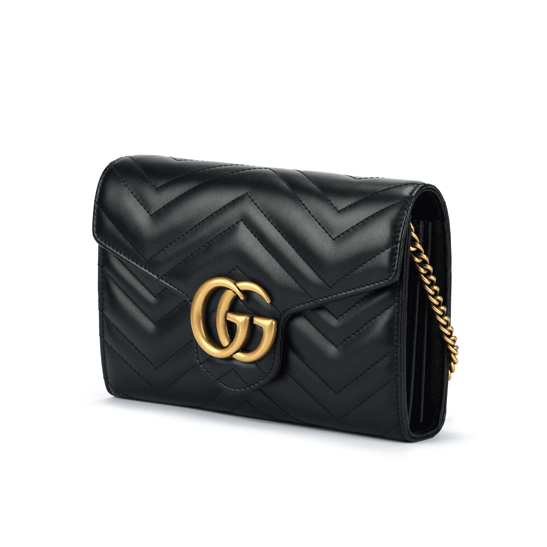 Сумка через плечо Gucci GG Marmont Mini Envelope Bag Black - изображение 2