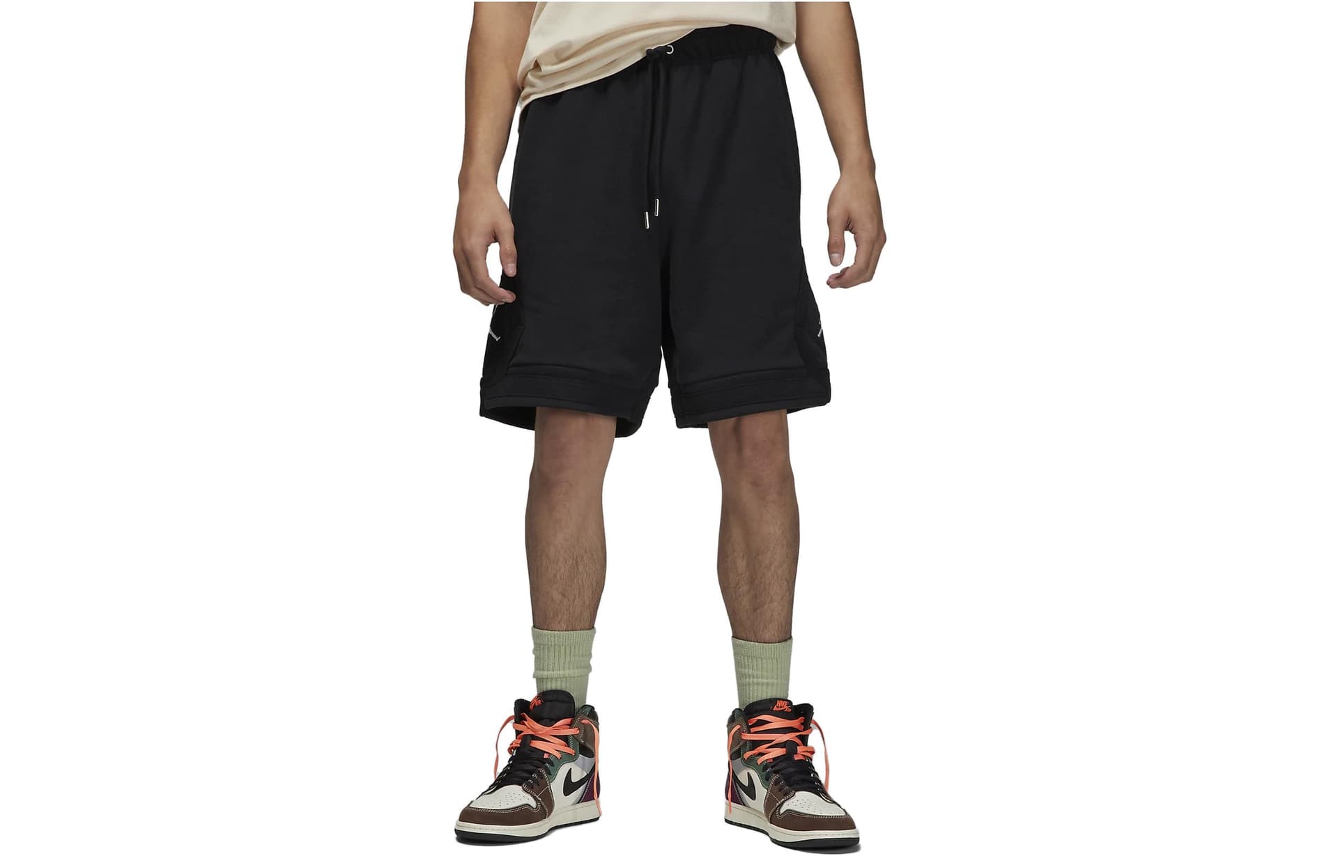 Шорты Jordan Logo Drawstring Shorts Black - изображение 1