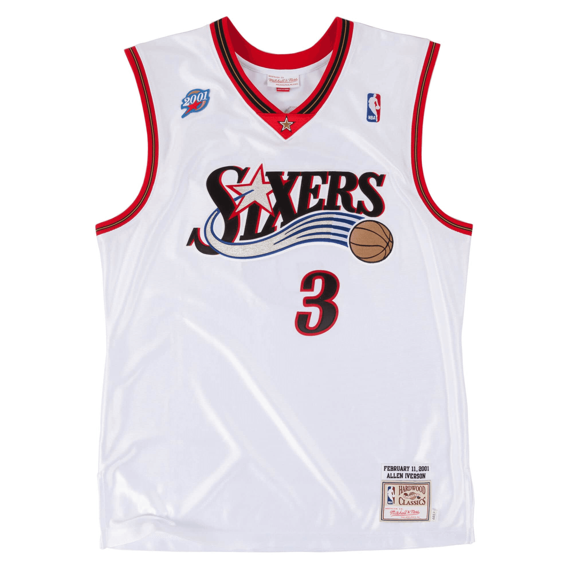Баскетбольная майка Mitchell Ness NBA AU 76 3 - изображение 1