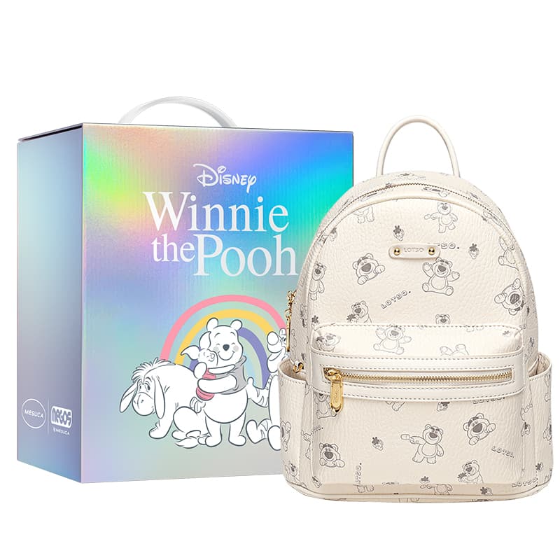Рюкзак Disney Strawberry Bear Series PVC Рюкзак Рюкзаки Обычный (стандартный) Женские Розовый Белый - изображение 2