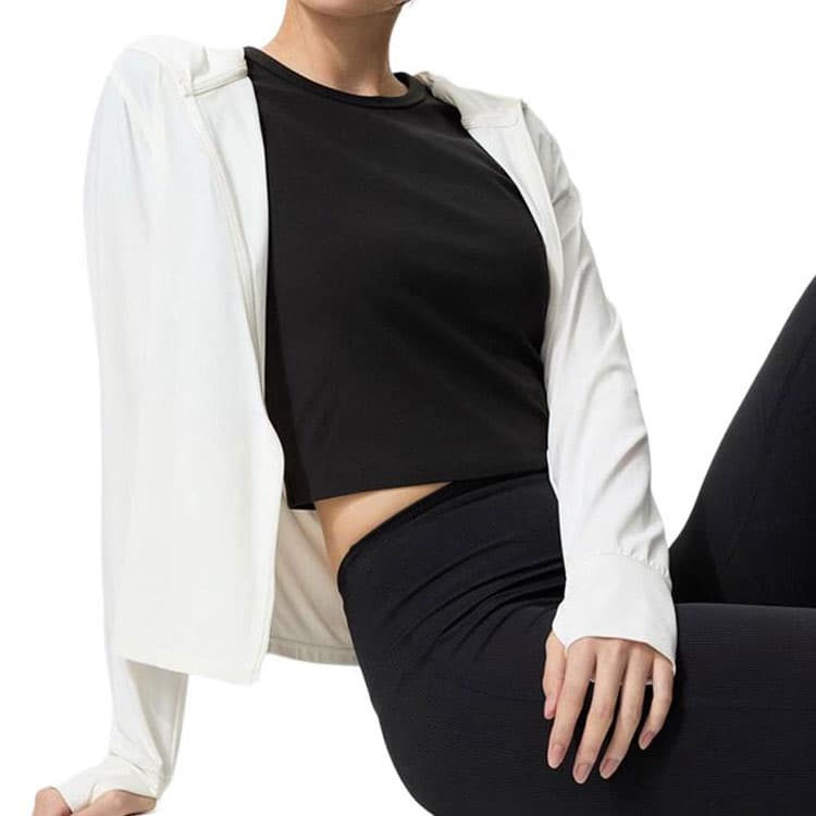 UNIQLO Одежда с защитой от солнца Женская Белая - изображение 1