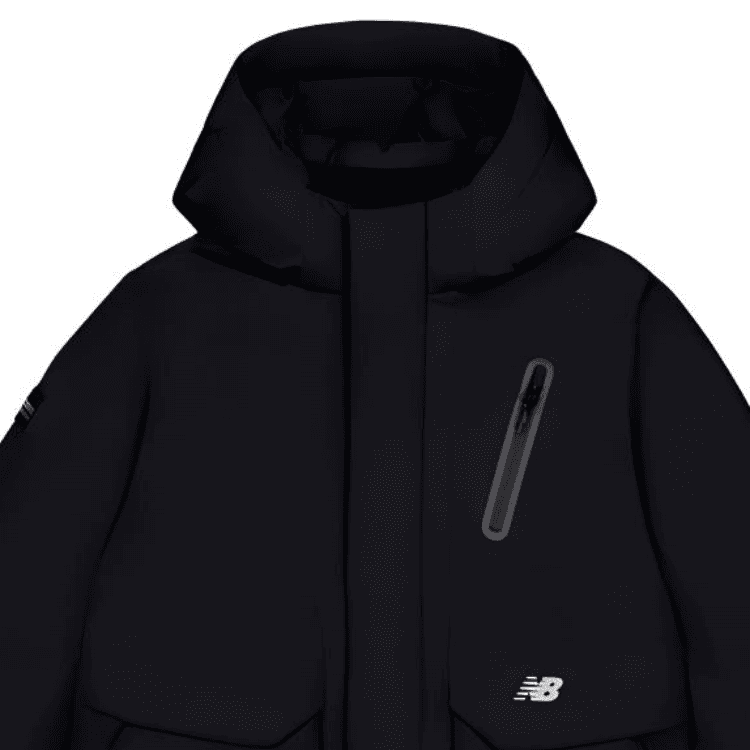 New Balance Пуховик Черный Детский - изображение 3