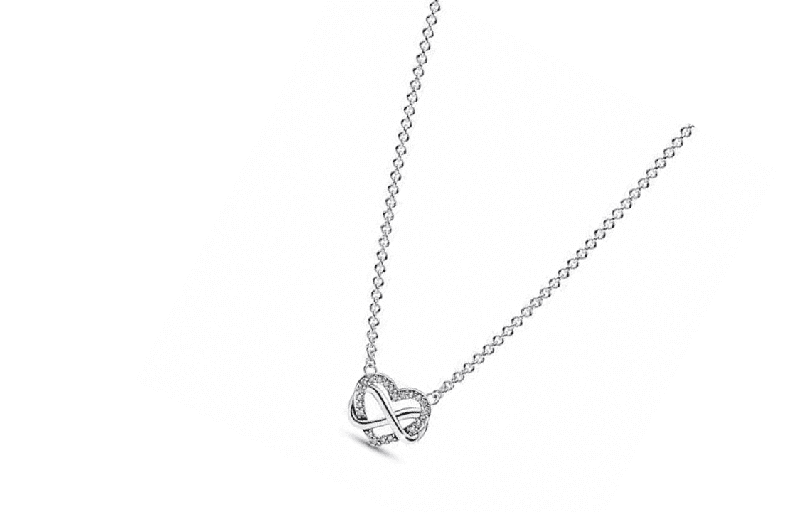 Ожерелье Pandora Eternal Heart Necklace Silver - изображение 3