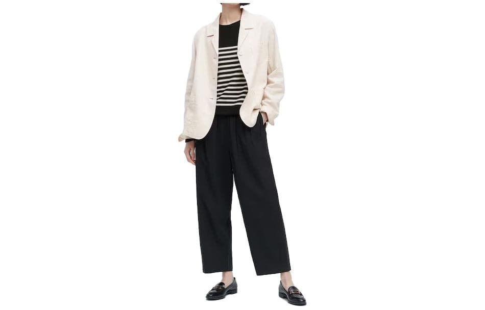 Штаны UNIQLO Повседневные штаны унисекс черные - изображение 1