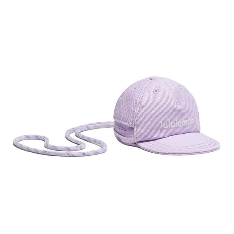 Сумка через плечо Lululemon Ball Cap Nano Сумка через плечо из хлопкового холста сумка на плечо женская лавандовый и белый - изображение 2