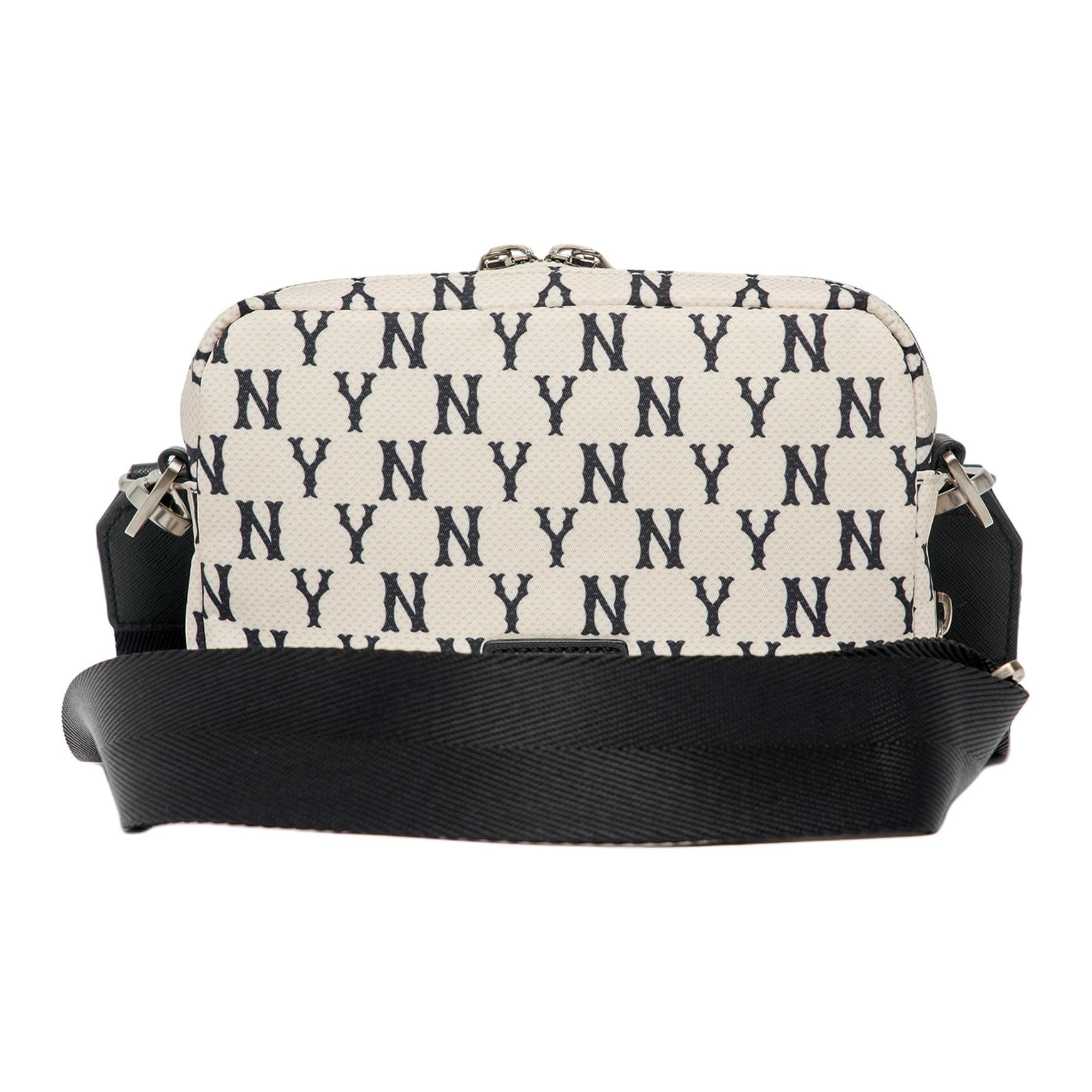Сумка через плечо MLB Monogram NY Yankees Black White - изображение 3