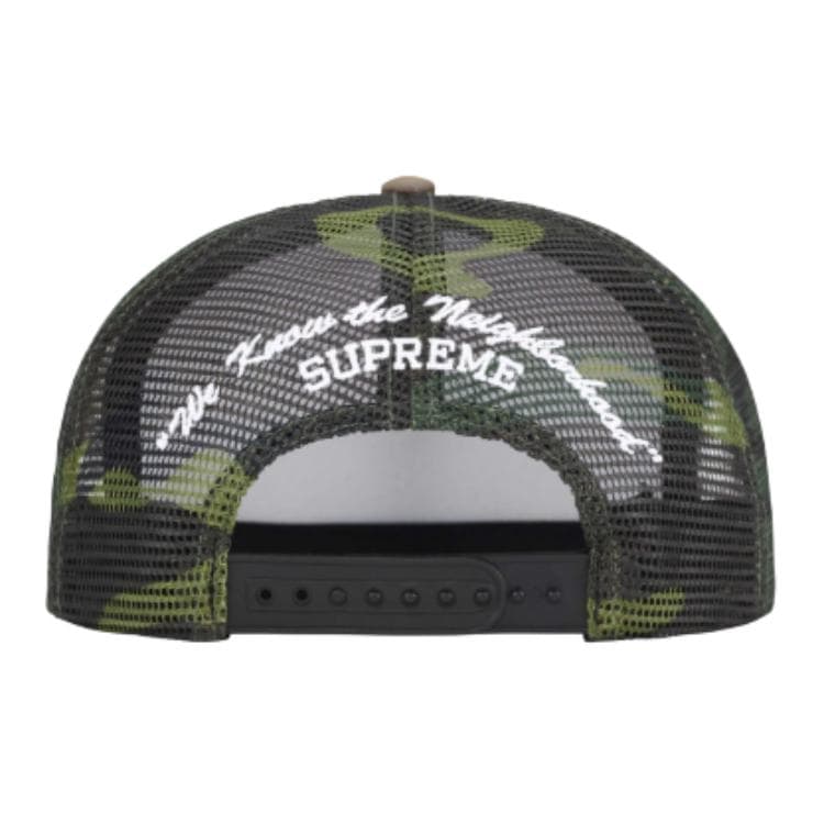 Кепка Supreme Полиэстеровые Волокна Кепки Унисекс Камуфляж Оранжевый Экрю Морской Синий Черный - изображение 2