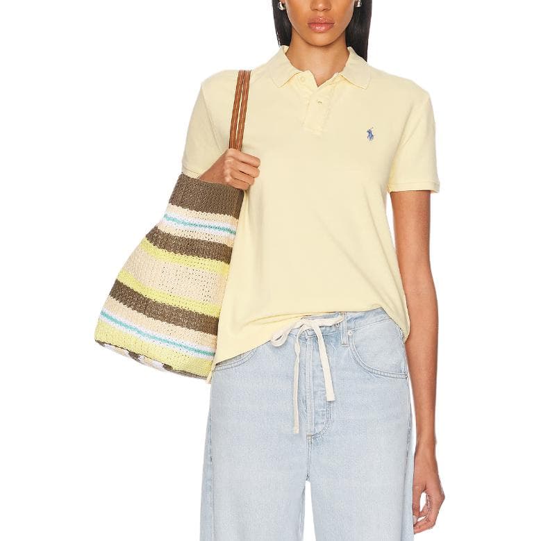 Polo Ralph Lauren Женское Поло Желтое - изображение 1