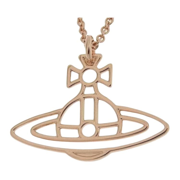 Ожерелье Vivienne Westwood THIN LINES SHORT FLAT ORB PENDANT - изображение 1