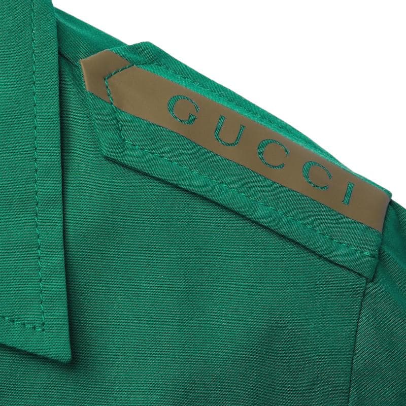 Gucci Зелёный Kids Повседневный Рубашки - изображение 3