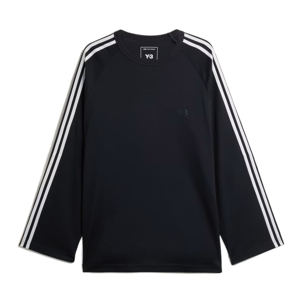Футболка Y-3 3-Stripes Повседневный модный универсальный мужской футболка с длинным рукавом - изображение 1