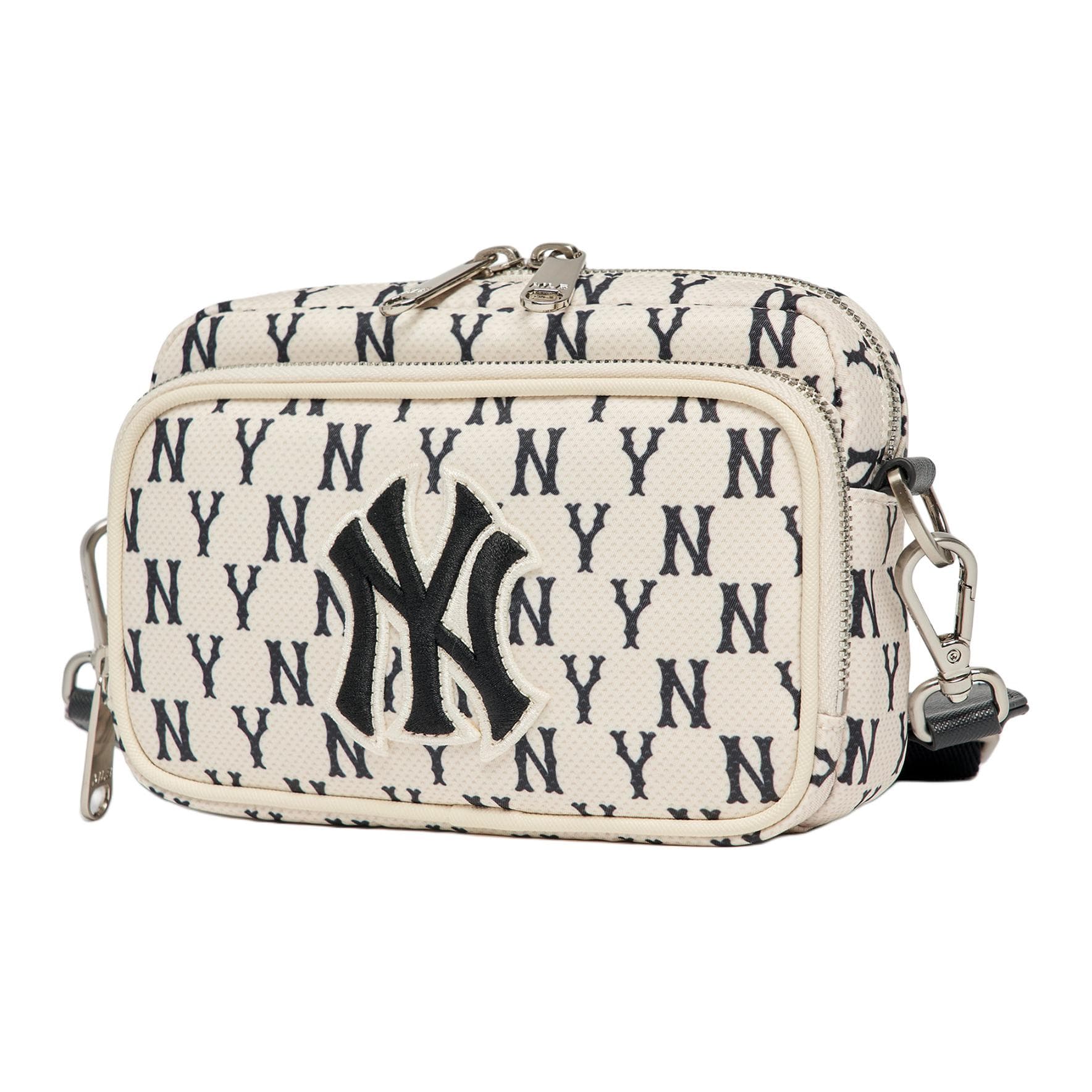 Сумка через плечо MLB Monogram NY Yankees Black White - изображение 2