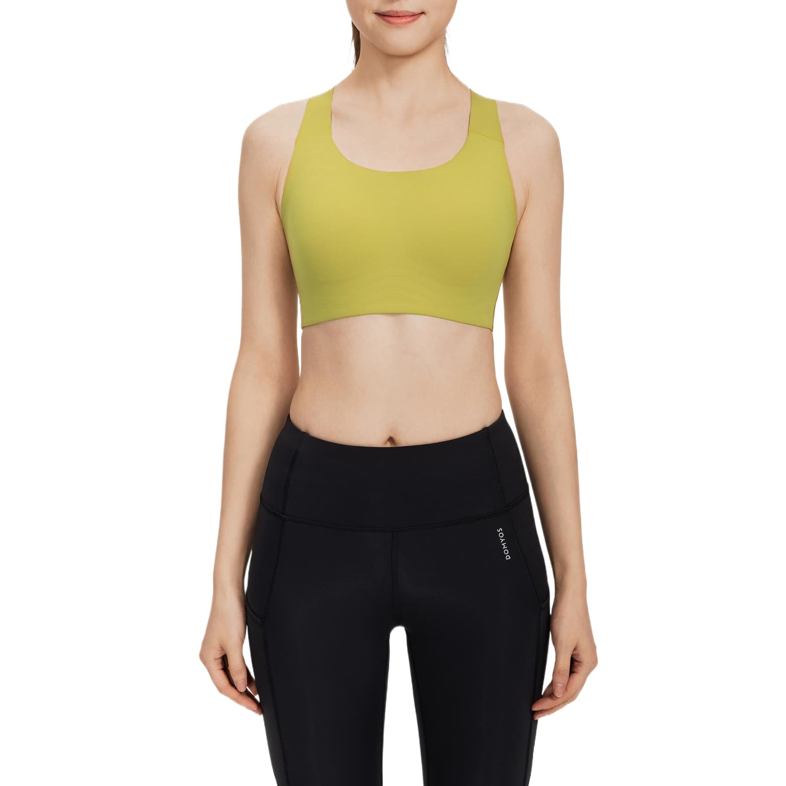 DECATHLON Спортивное белье Женское Золотисто-зеленое - изображение 1
