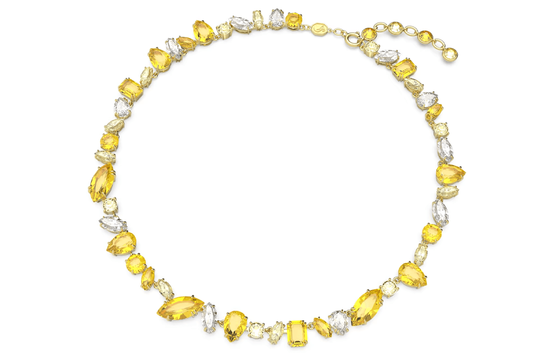 Ожерелье Swarovski Gema Цепочки и Ожерелья Женские Желтые - изображение 2